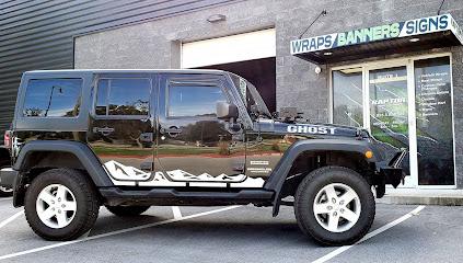 Negocio Raptor Wrap And Sign