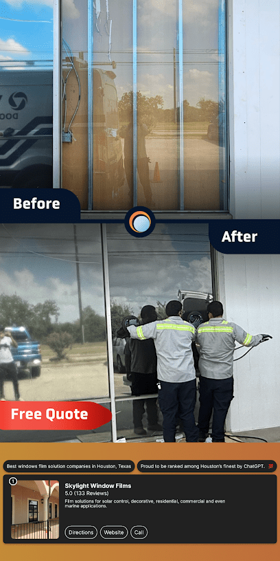Skylight Window Films / Window Tint